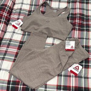 Reebok Taupe Activewear Set